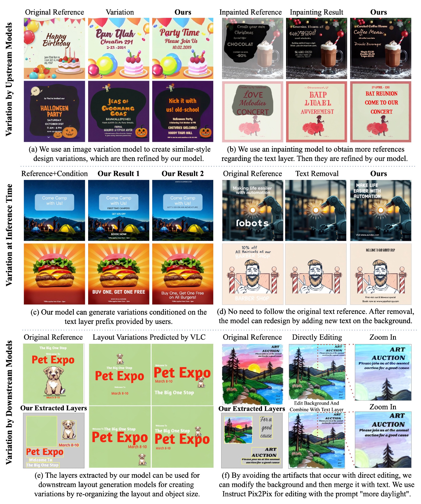 Design Variations: Create multiple variations while maintaining coherence